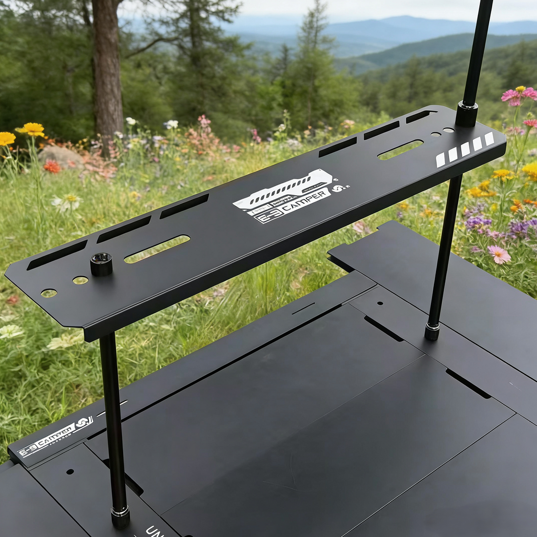 Desktop Storage & Light Rack