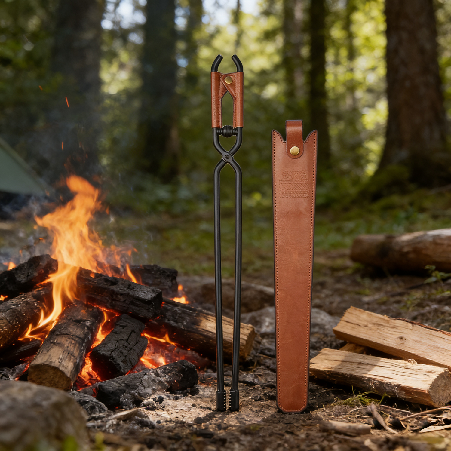 Camping Charcoal Tongs