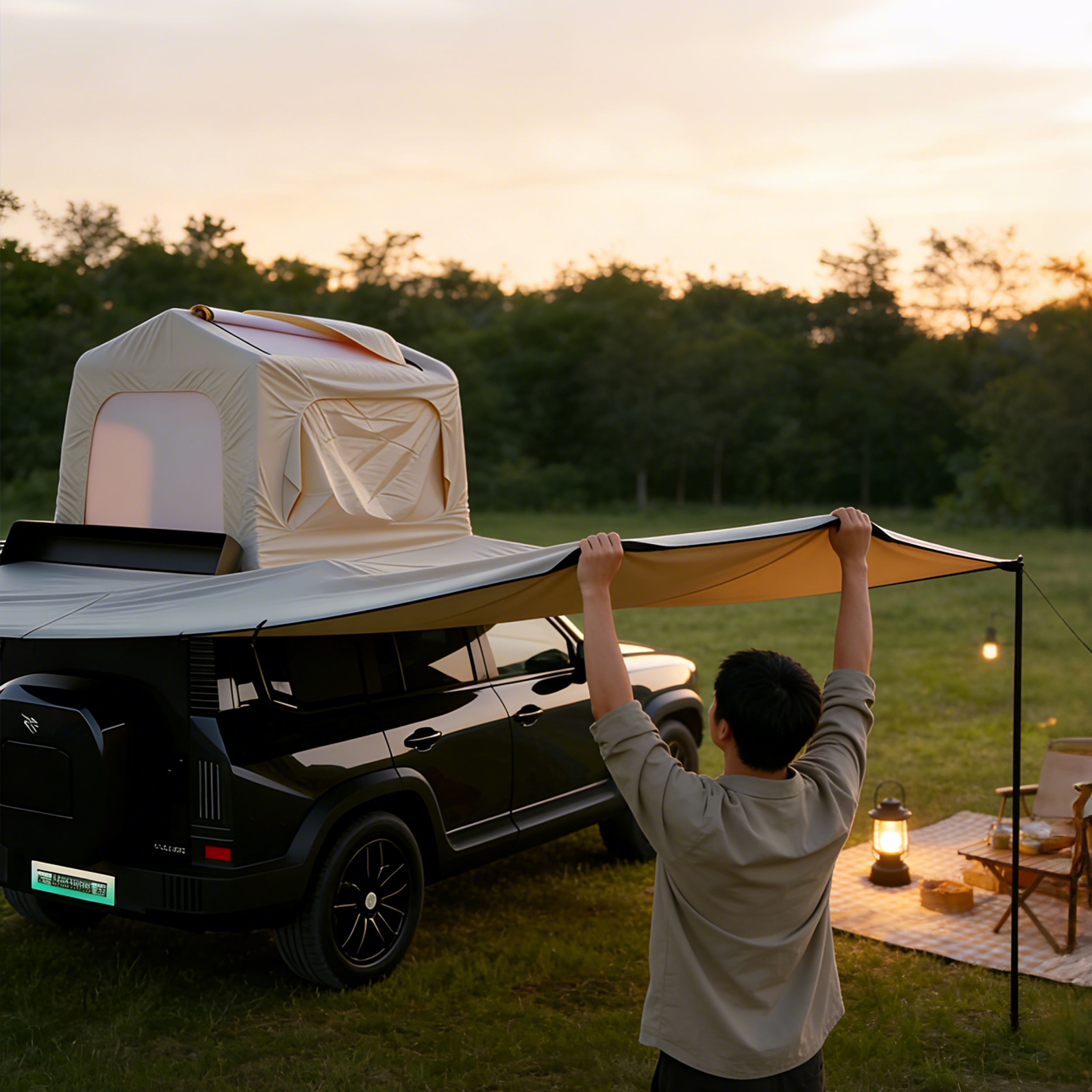 270° Rear Car Tent