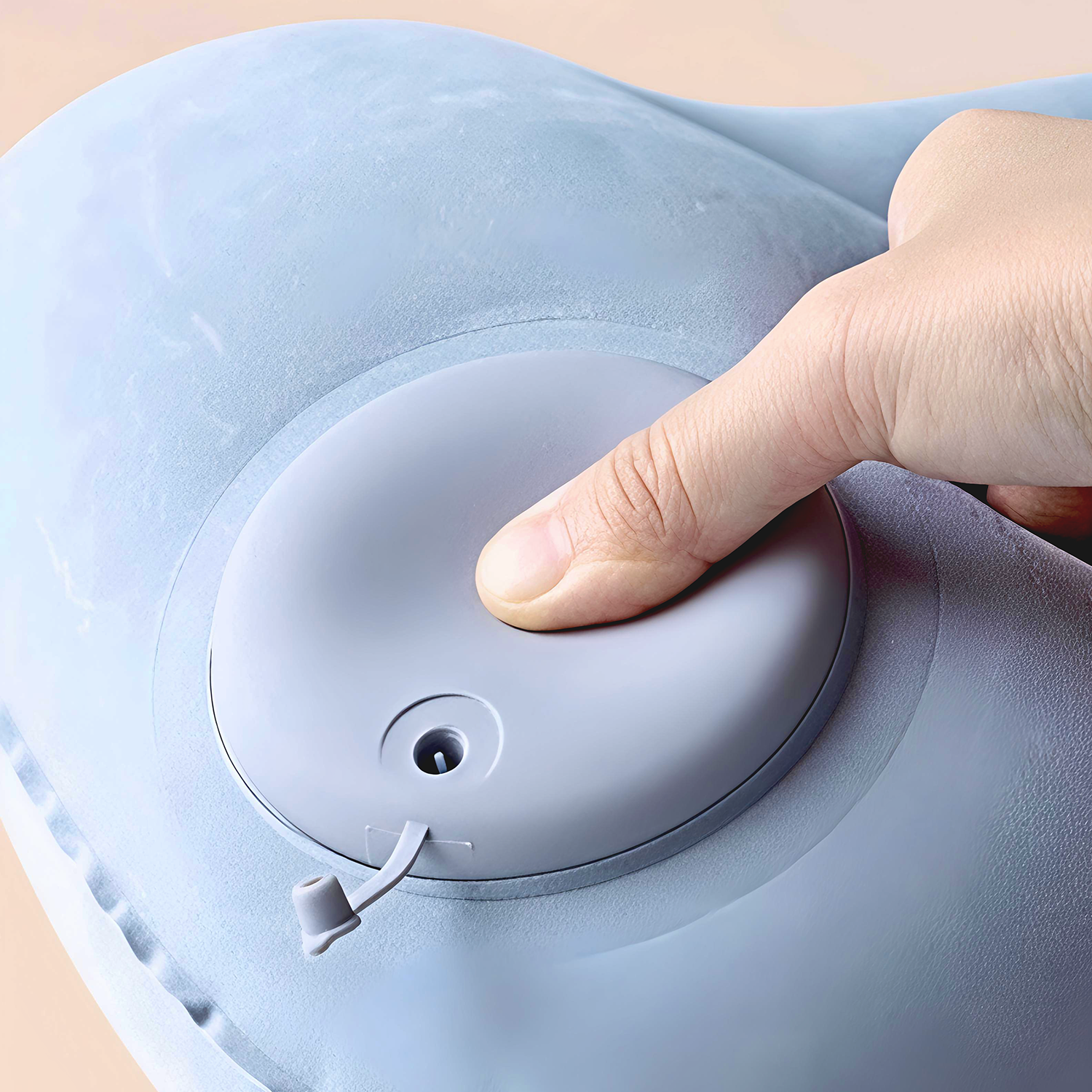 Press-to-Inflate Pillow