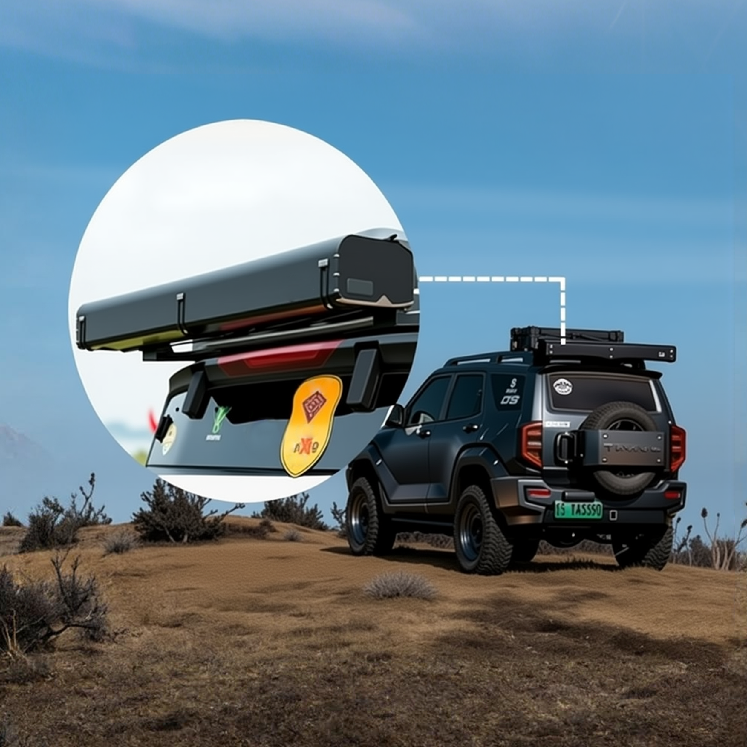 270° Rear Car Tent