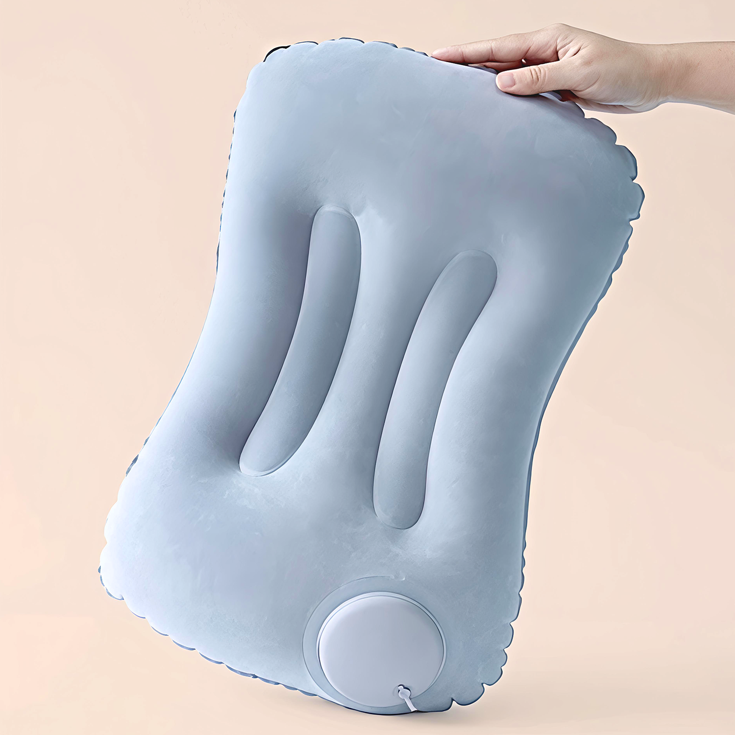Press-to-Inflate Pillow