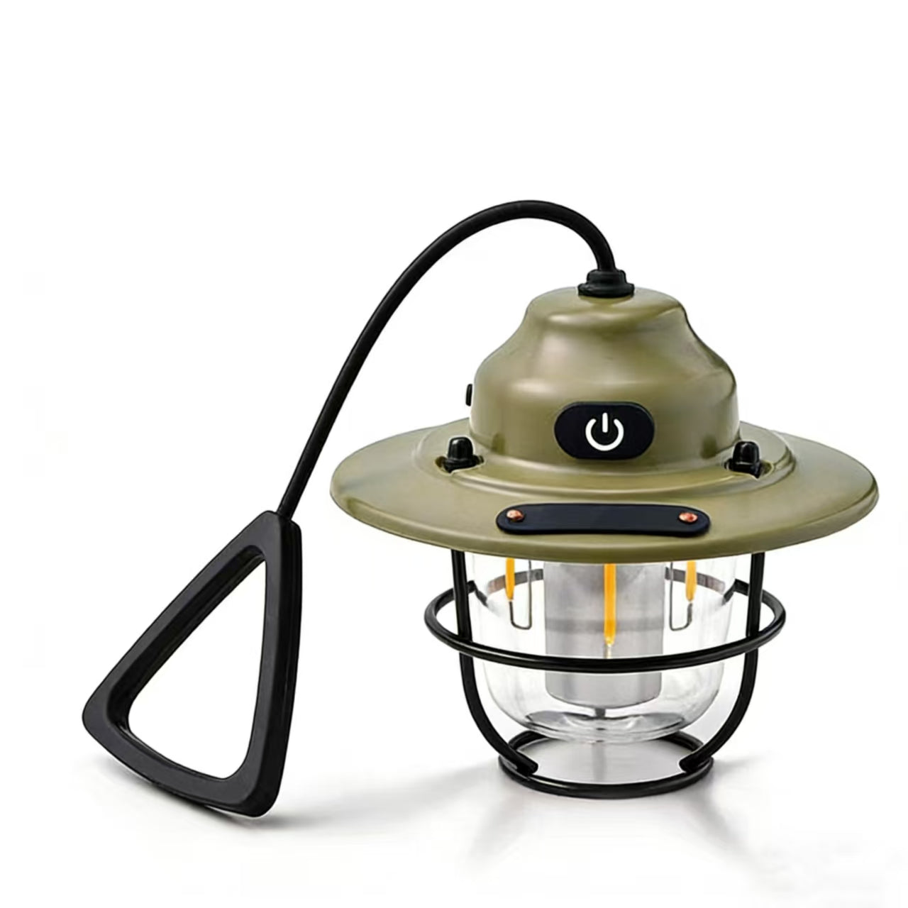 Pine cone lamp (military green)